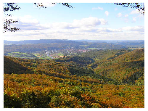 Sagenhafter Blick von der - Schönen Aussicht -